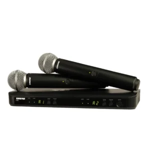 Sistem Cu Doua Microfoane Wireless Shure BLX288/SM58