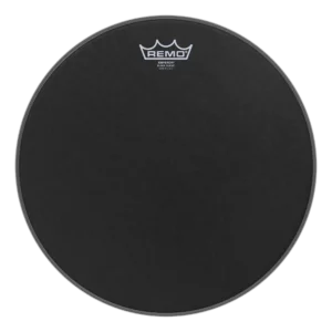 Remo 14″ BLACK SUEDE EMPEROR