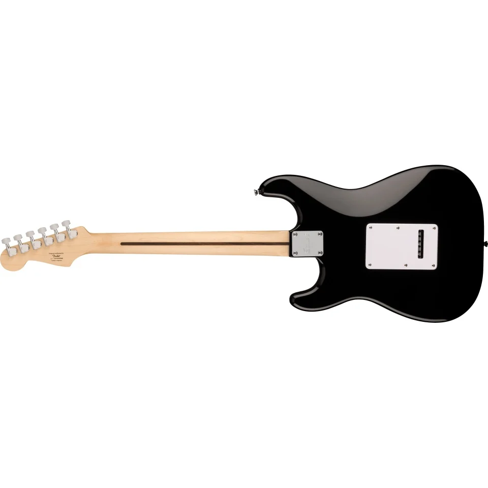 Squier Sonic Stratocaster, Maple Fingerboard, White Pickguard (Black) - imagine 5