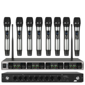RBR BM-7078 8H Sistem Wireless UHF 8 Microfoane