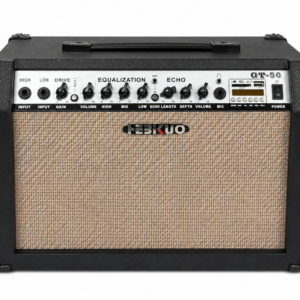 Amplificator Chitară HEBIKUO GT-50 50W cu USB, SD și Echo