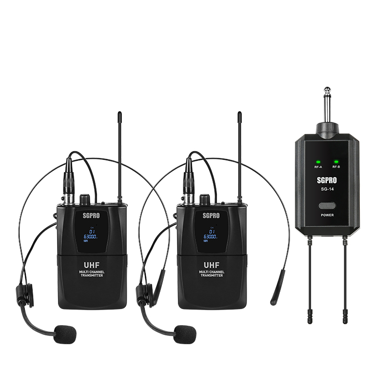 Sistem Wireless UHF pentru Microfon Headset/Lavalier SG-14