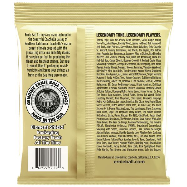 Ernie Ball 2006 Earthwood Bronze – Corzi Chitară Acustică - imagine 2