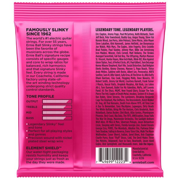 Ernie Ball 2223 Nickel Wound – Corzi Chitară Electrică - imagine 2
