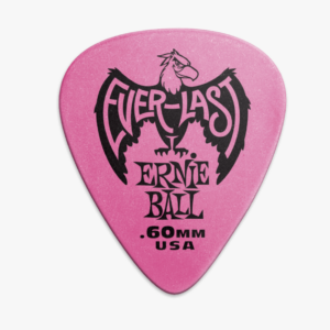 Ernie Ball Everlast Pick Pink 0.60 mm 12 Pack – Pene pentru Chitară