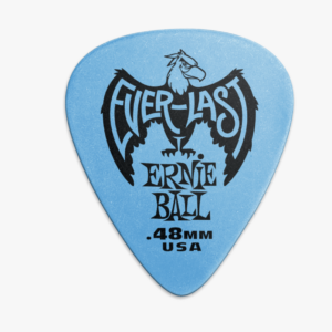 Ernie Ball Everlast Pick Blue 0.48 mm 12 Pack – Pene pentru Chitară