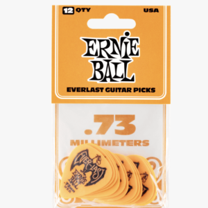 Ernie Ball Everlast Pick Orange 0.73 mm 12 Pack – Pene pentru Chitară