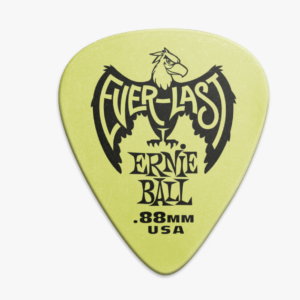 Ernie Ball Everlast Pick Green 0.88 mm 12 Pack – Pene pentru Chitară