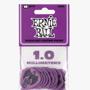 Ernie Ball Everlast Pick Purple 1.00 mm 12 Pack – Pene pentru Chitară