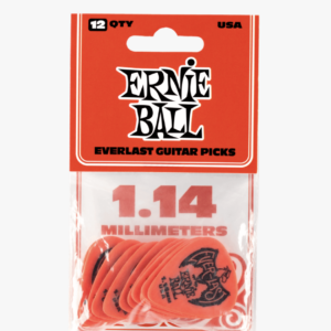 Ernie Ball Everlast Pick Red 1.14 mm 12 Pack – Pene pentru Chitară