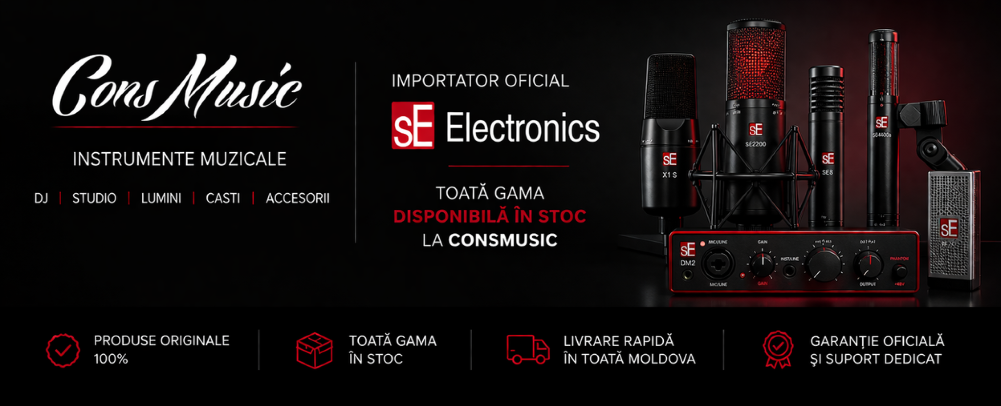 sE Electronics - Importator ConsMusic